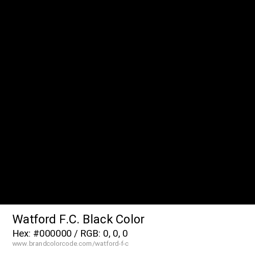 Watford F.C.'s Black color solid image preview