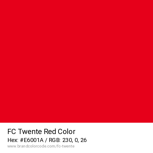 FC Twente's Red color solid image preview