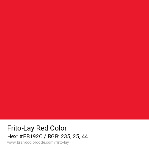 Frito-Lay's Red color solid image preview