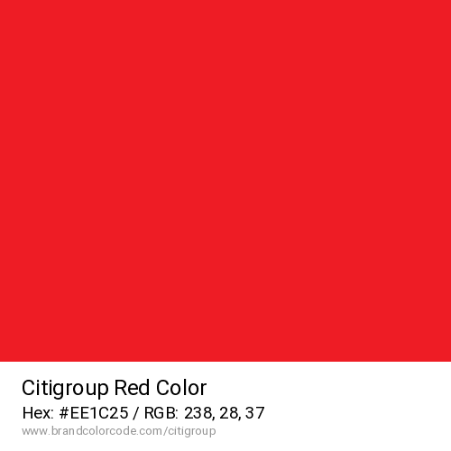 Citigroup's Red color solid image preview