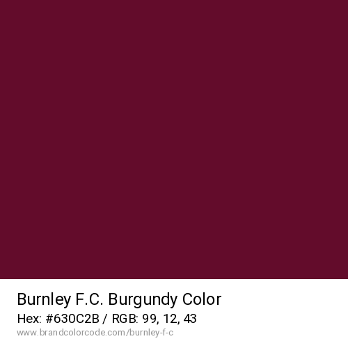 Burnley F.C.'s Burgundy color solid image preview