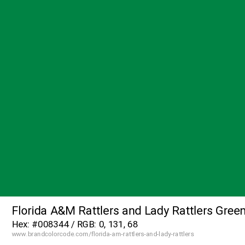 Florida A&M Rattlers and Lady Rattlers's Green color solid image preview