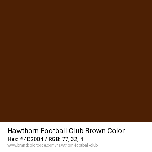 Hawthorn Football Club's Brown color solid image preview