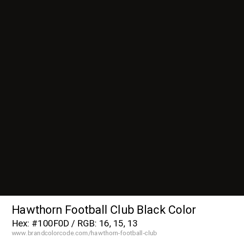 Hawthorn Football Club's Black color solid image preview