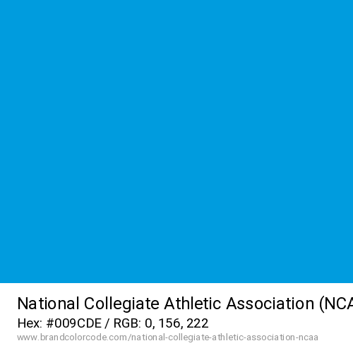 National Collegiate Athletic Association (NCAA)'s Blue color solid image preview