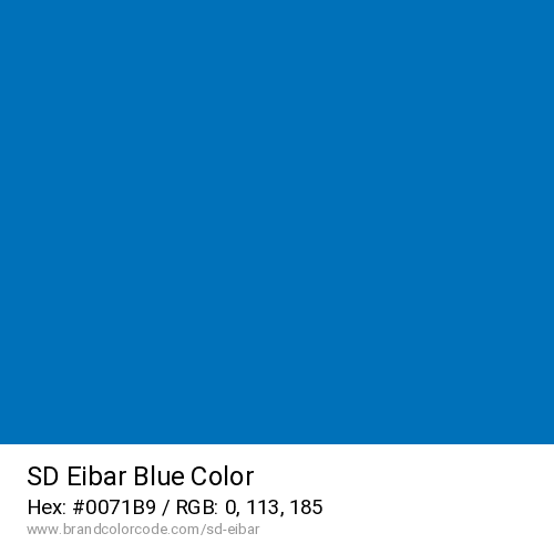 SD Eibar's Blue color solid image preview