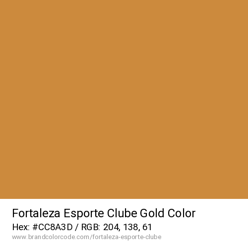 Fortaleza Esporte Clube's Gold color solid image preview