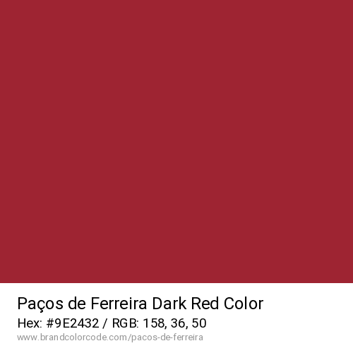 Paços de Ferreira's Dark Red color solid image preview