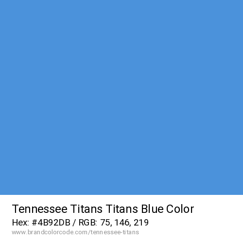 Tennessee Titans's Titans Blue color solid image preview