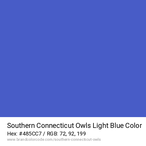 Southern Connecticut Owls's Light Blue color solid image preview