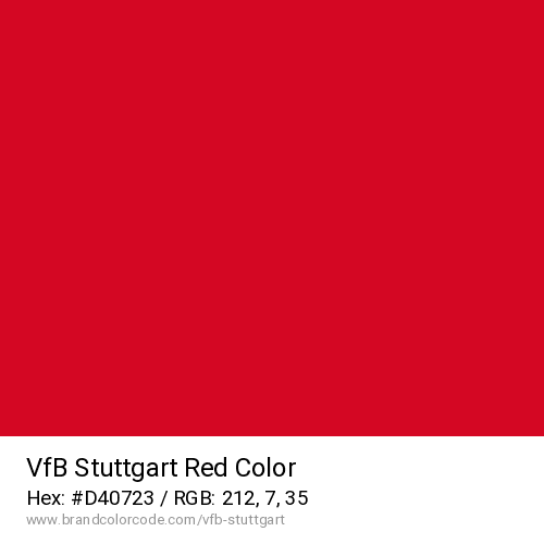 VfB Stuttgart's Red color solid image preview