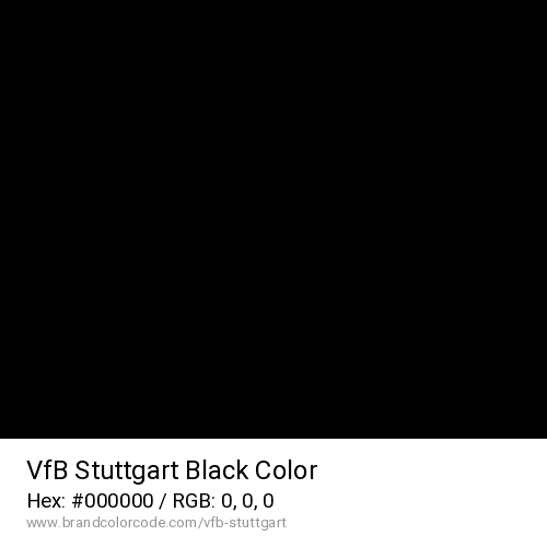 VfB Stuttgart's Black color solid image preview