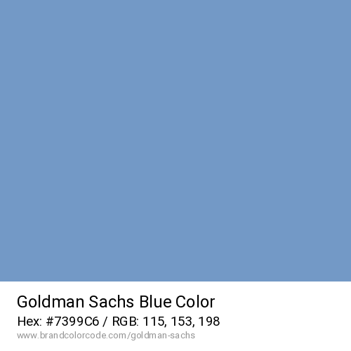Goldman Sachs's Blue color solid image preview