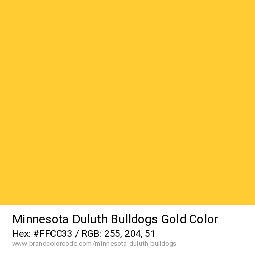 Minnesota Duluth Bulldogs's Gold color solid image preview