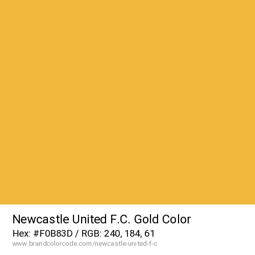 Newcastle United F.C.'s Gold color solid image preview