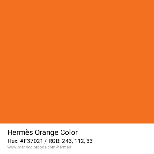 Hermès's Orange color solid image preview