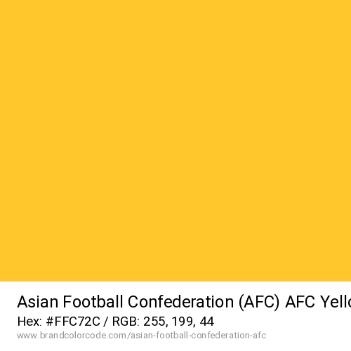 Asian Football Confederation (AFC)'s AFC Yellow color solid image preview