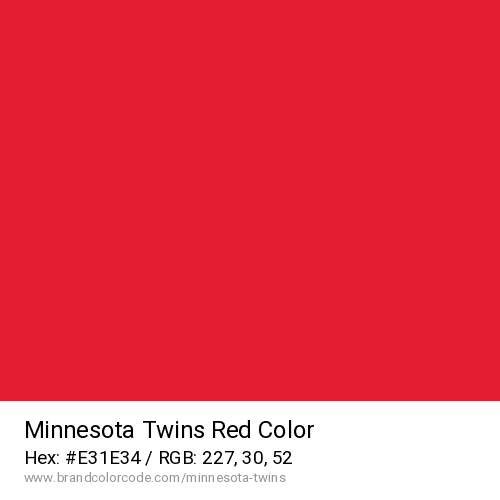 Minnesota Twins's Red color solid image preview