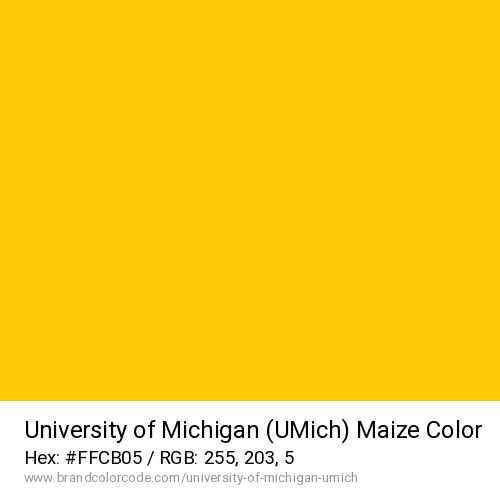 University of Michigan (UMich)'s Maize color solid image preview