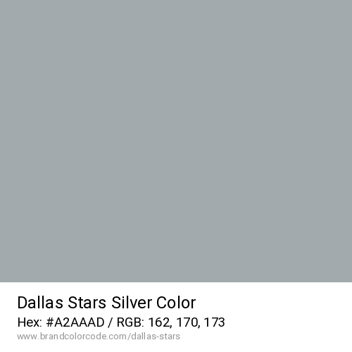 Dallas Stars's Silver color solid image preview