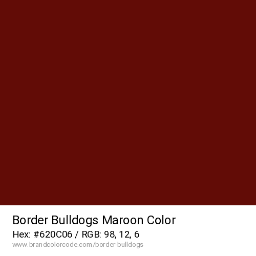 Border Bulldogs's Maroon color solid image preview