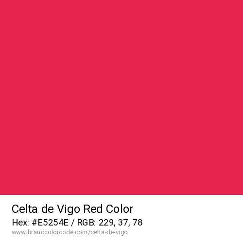Celta de Vigo's Red color solid image preview
