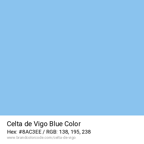 Celta de Vigo's Blue color solid image preview