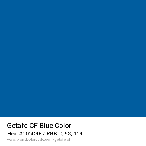 Getafe CF's Blue color solid image preview