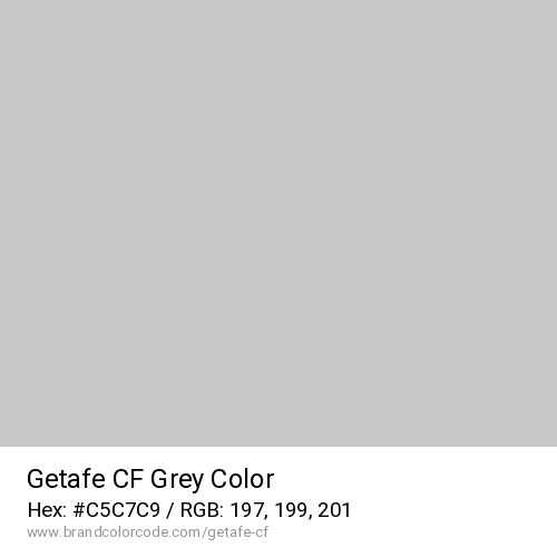 Getafe CF's Grey color solid image preview