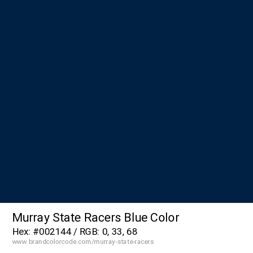 Murray State Racers's Blue color solid image preview