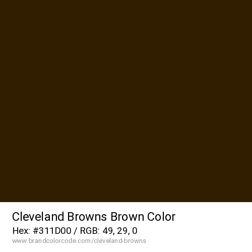 Cleveland Browns's Brown color solid image preview