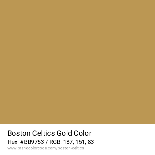 Boston Celtics's Gold color solid image preview