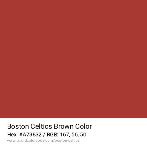 Boston Celtics's Brown color solid image preview