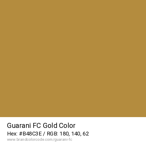 Guarani FC's Gold color solid image preview