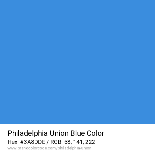 Philadelphia Union's Blue color solid image preview