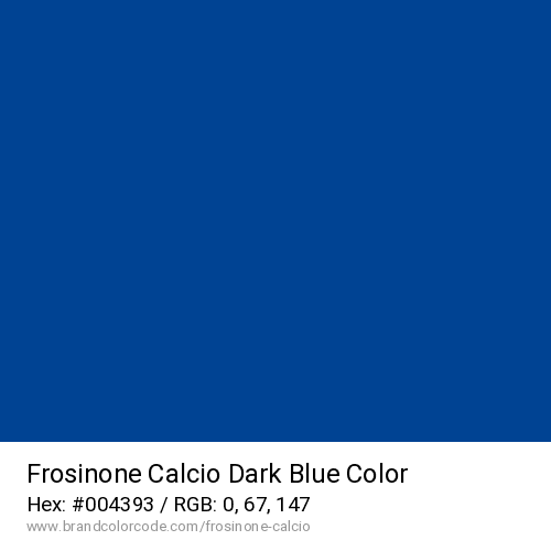 Frosinone Calcio's Dark Blue color solid image preview