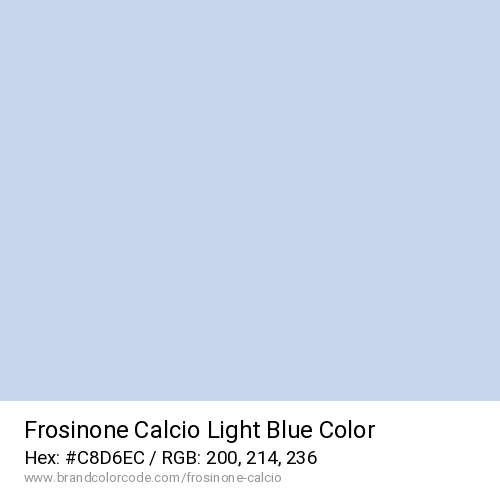Frosinone Calcio's Light Blue color solid image preview