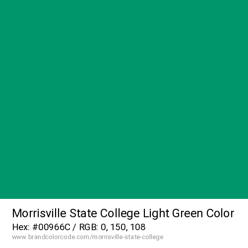 Morrisville State College's Light Green color solid image preview
