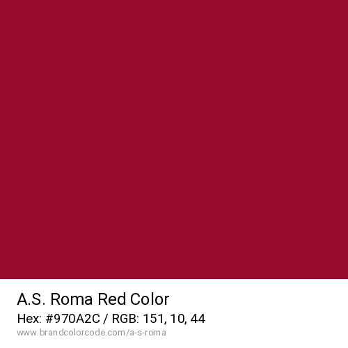 A.S. Roma's Red color solid image preview
