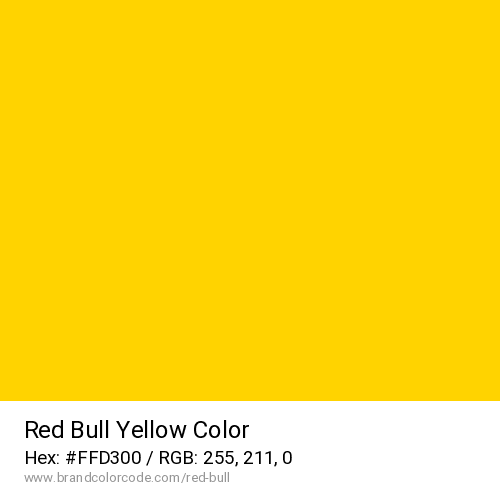 Red Bull's Yellow color solid image preview