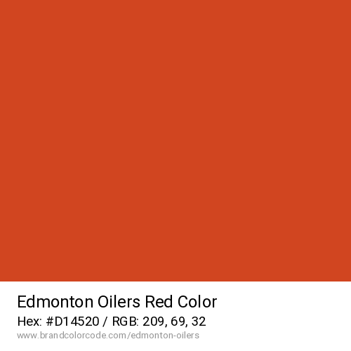 Edmonton Oilers's Red color solid image preview