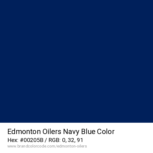 Edmonton Oilers's Navy Blue color solid image preview
