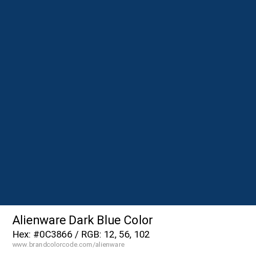 Alienware's Dark Blue color solid image preview
