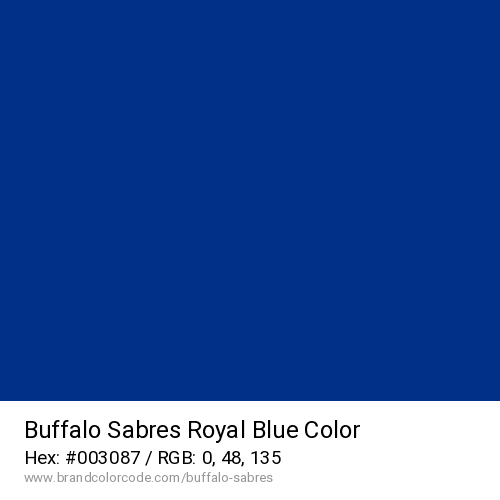 Buffalo Sabres's Royal Blue color solid image preview