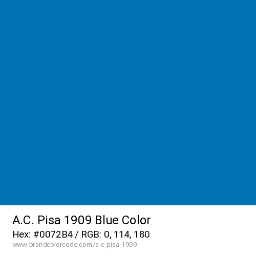 A.C. Pisa 1909's Blue color solid image preview
