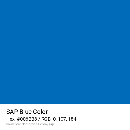 SAP's Blue color solid image preview