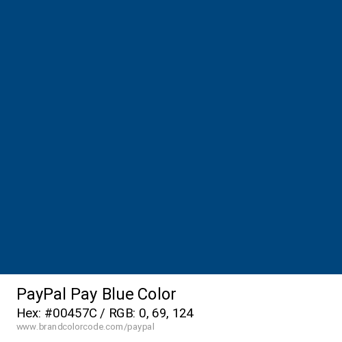PayPal's Pay Blue color solid image preview