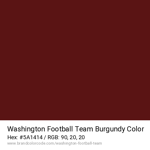 Washington Football Team's Burgundy color solid image preview