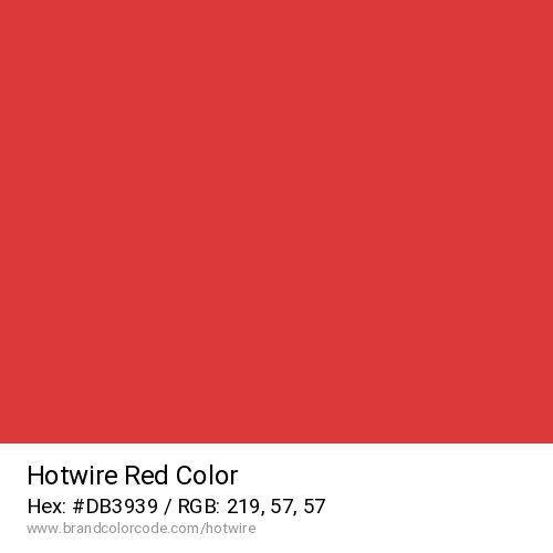 Hotwire's Red color solid image preview