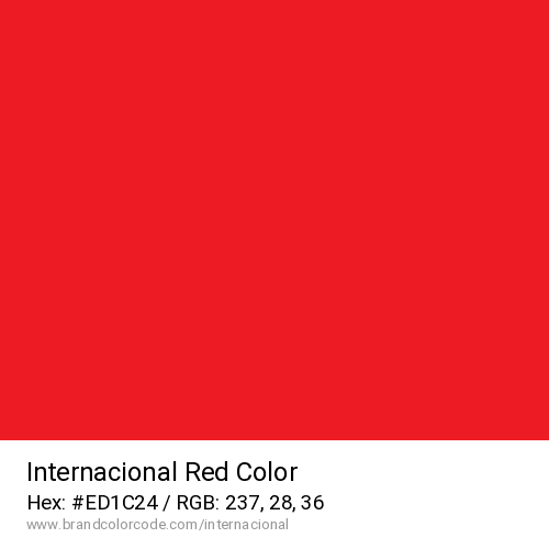 Internacional's Red color solid image preview
